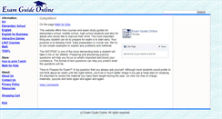 Desktop Screenshot of examguideonline.com